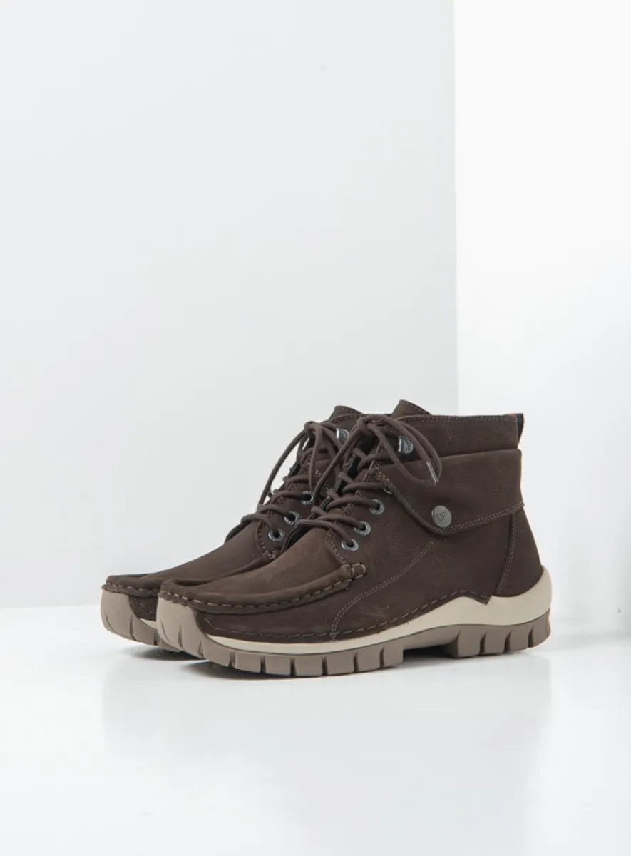 Wolky Jump - Nubukleder braun Atmungsaktive Schuhe für damen