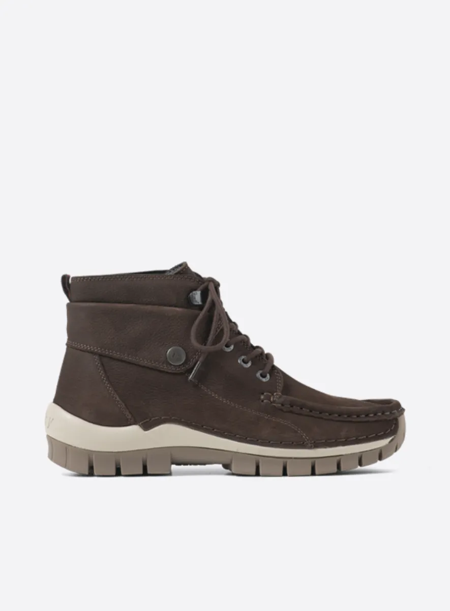 Wolky Jump - Nubukleder braun Atmungsaktive Schuhe für damen