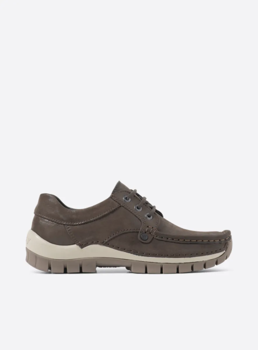 Wolky Seamy Fly - Effekt-Leder braun Atmungsaktive Schuhe für damen