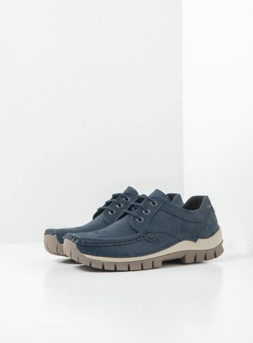 Wolky Seamy Fly - Effekt-Leder denimblau Atmungsaktive Schuhe für damen