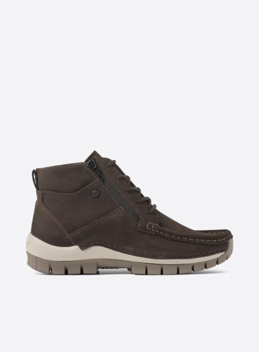 Wolky Boost - Nubukleder braun Atmungsaktive Schuhe für damen