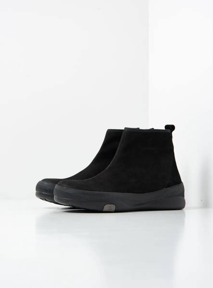 Wolky Stiefeletten 05500 Pulse 14000 Nubukleder schwarz