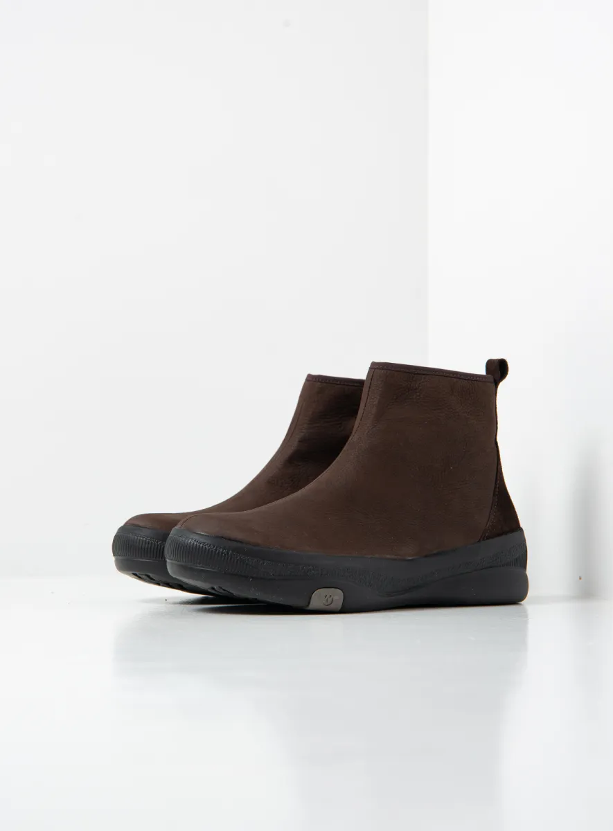 Wolky Stiefeletten 05500 Pulse 14300 Nubukleder braun