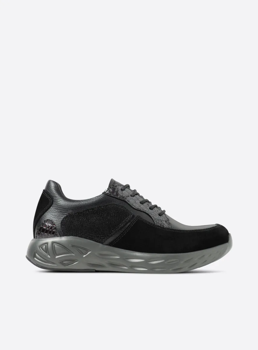 Wolky Sneakers 05700 Bounce 90001 Leder Kombi schwarz