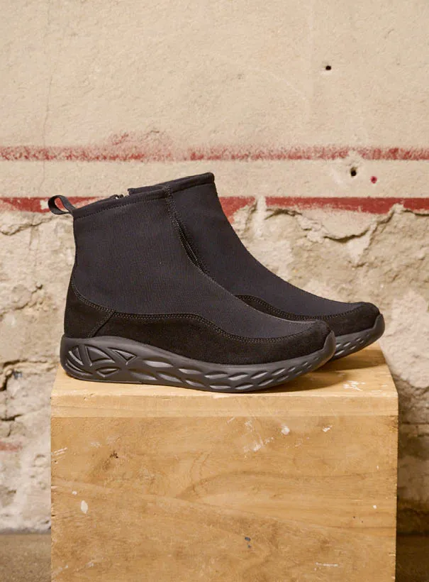 Wolky Sneakers 05702 Rebound S2F 40000 Veloursleder Stretch schwarz