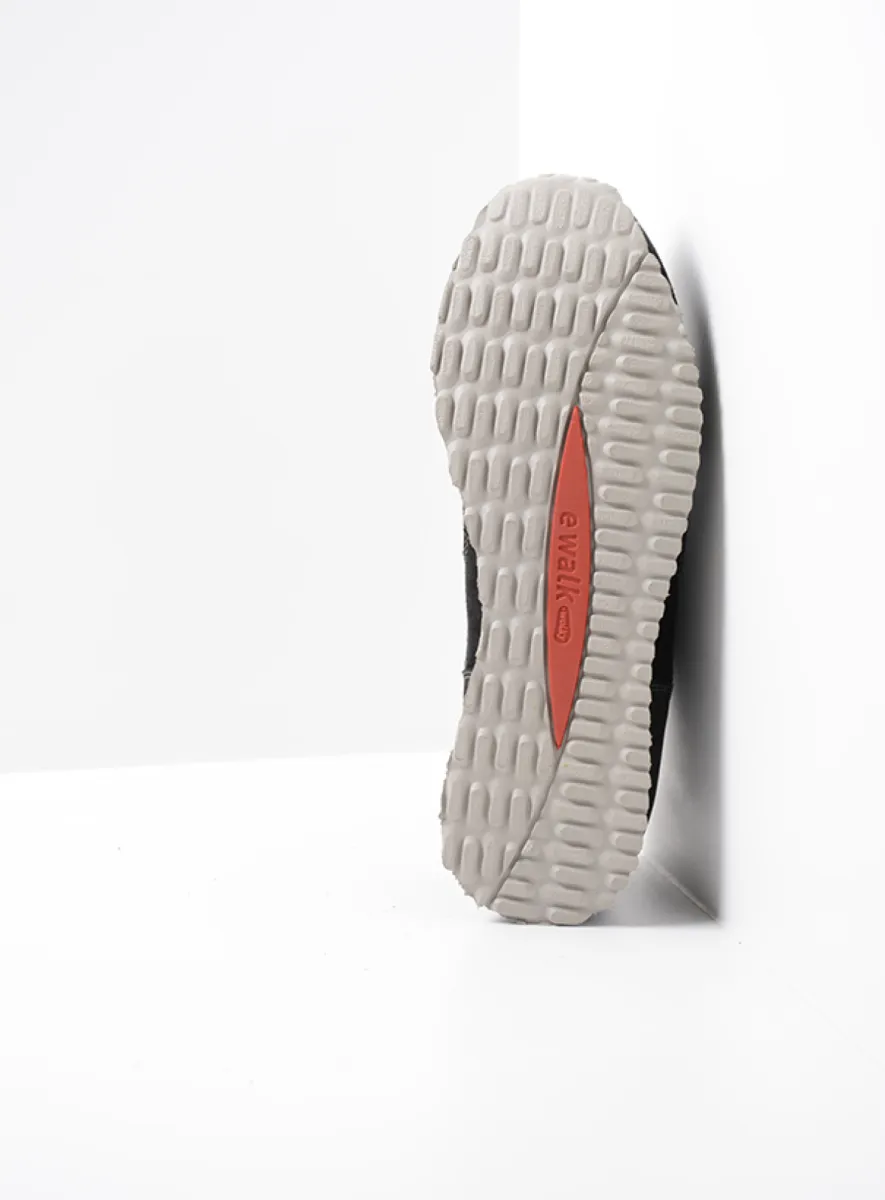 Wolky Sneakers 05804 e-Walk 90001 Leder Kombi schwarz