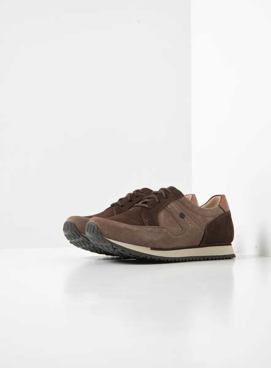 Wolky e-Go S2F - Leder Kombi Stretch braun Atmungsaktive Schuhe für damen