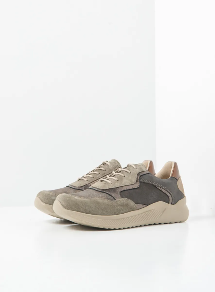 Wolky e-Way S2F - Leder Kombi Stretch bronze Atmungsaktive Schuhe für damen