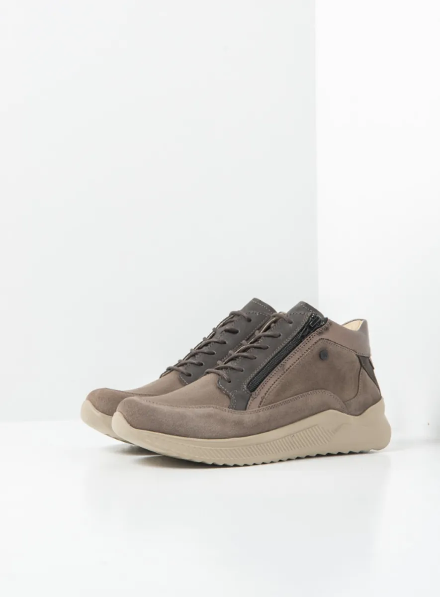 Wolky e-Push S2F - Leder Kombi Stretch bronze Atmungsaktive Schuhe für damen