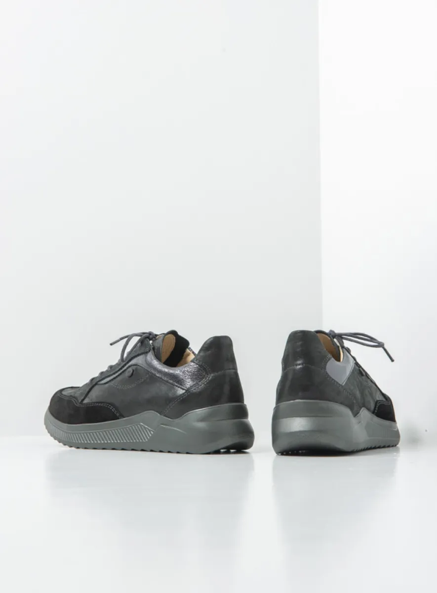 Wolky Sneakers 05827 e-Move 90000 Leder Kombi schwarz