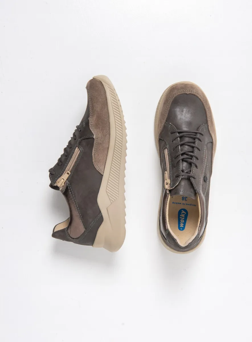 Wolky Sneakers 05827 e-Move 90203 Leder Kombi bronze