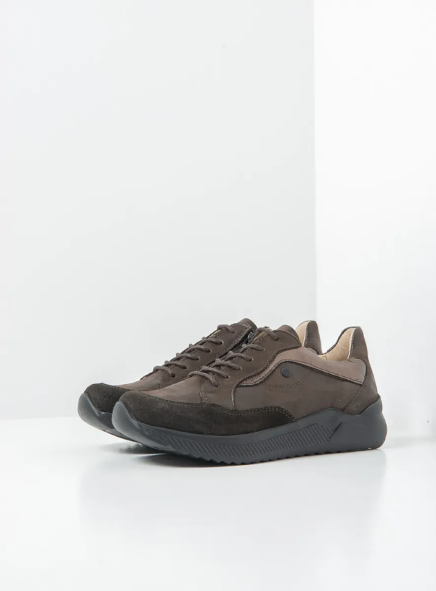 Wolky e-Move - Leder Kombi braun Atmungsaktive Schuhe für damen