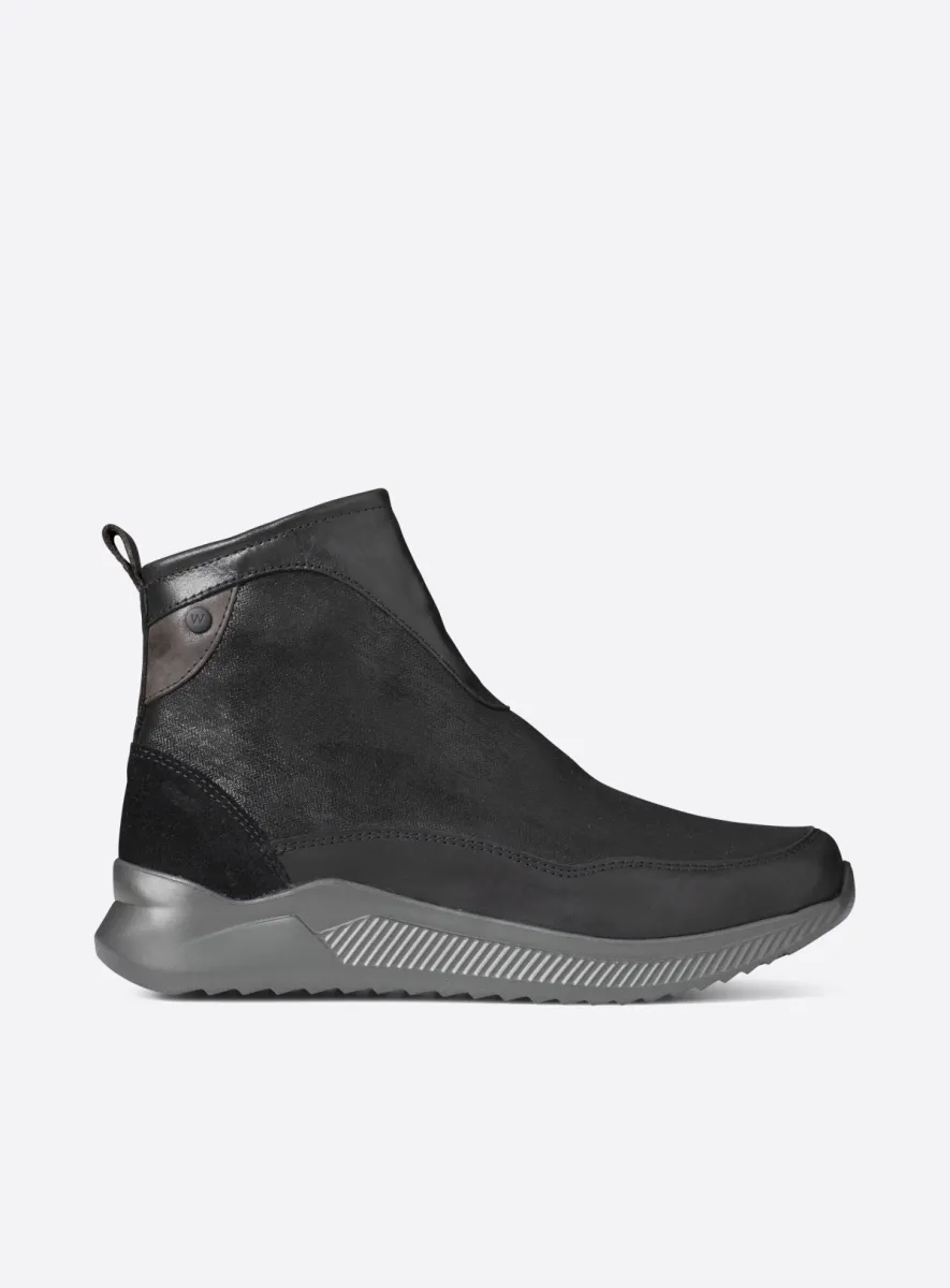 Wolky Stiefeletten 05828 e-Stride S2F 36000 Effekt-Leder schwarz