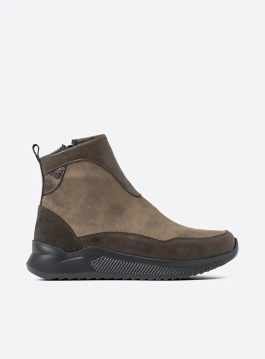 Wolky Stiefeletten 05828 e-Stride S2F 36300 Effekt-Leder braun