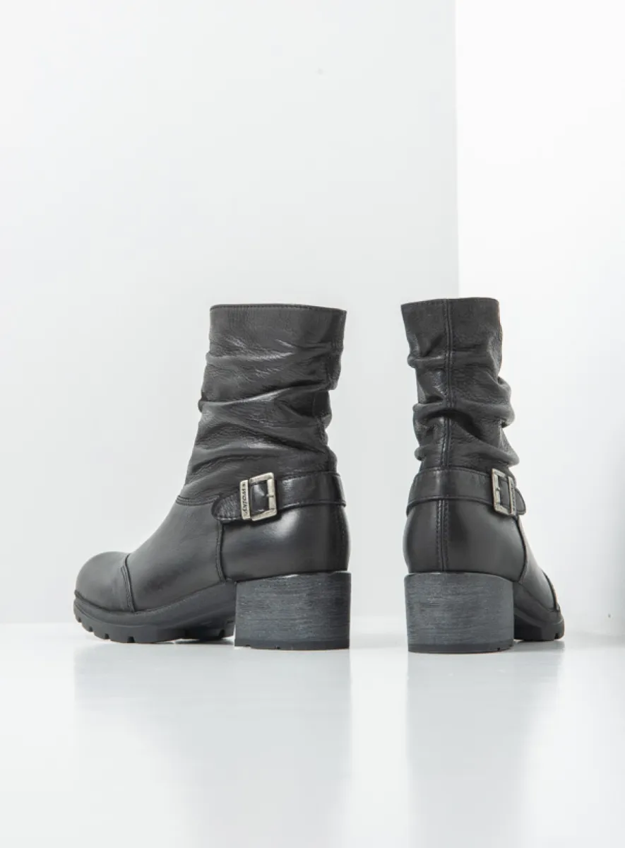 Wolky Stiefeletten 06102 Troy 10000 Nubukleder schwarz