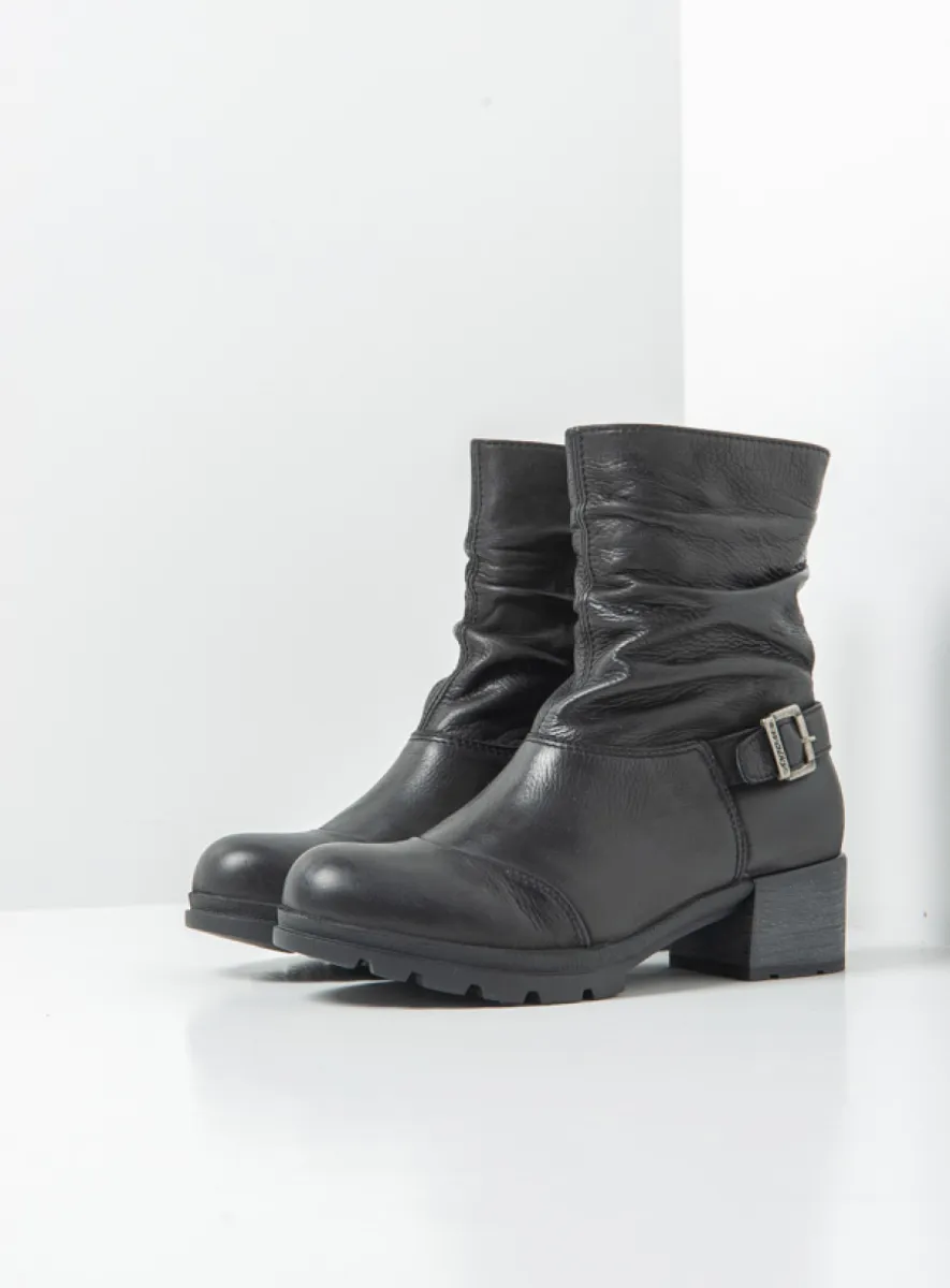 Wolky Stiefeletten 06102 Troy 10000 Nubukleder schwarz