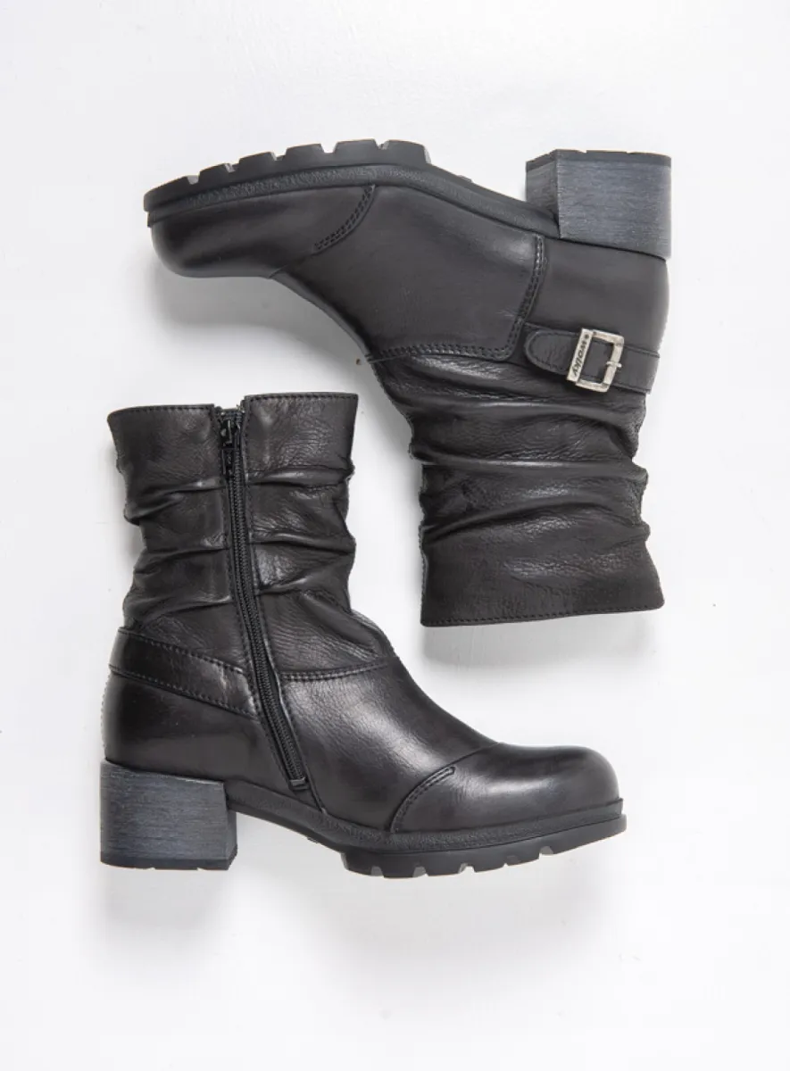 Wolky Stiefeletten 06102 Troy 10000 Nubukleder schwarz