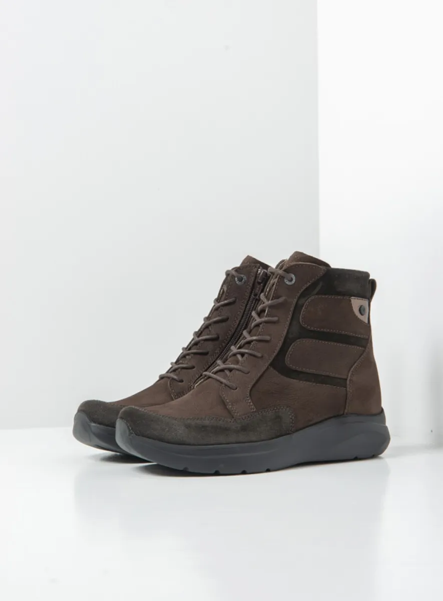 Wolky Slam - Nubukleder braun Atmungsaktive Schuhe für damen