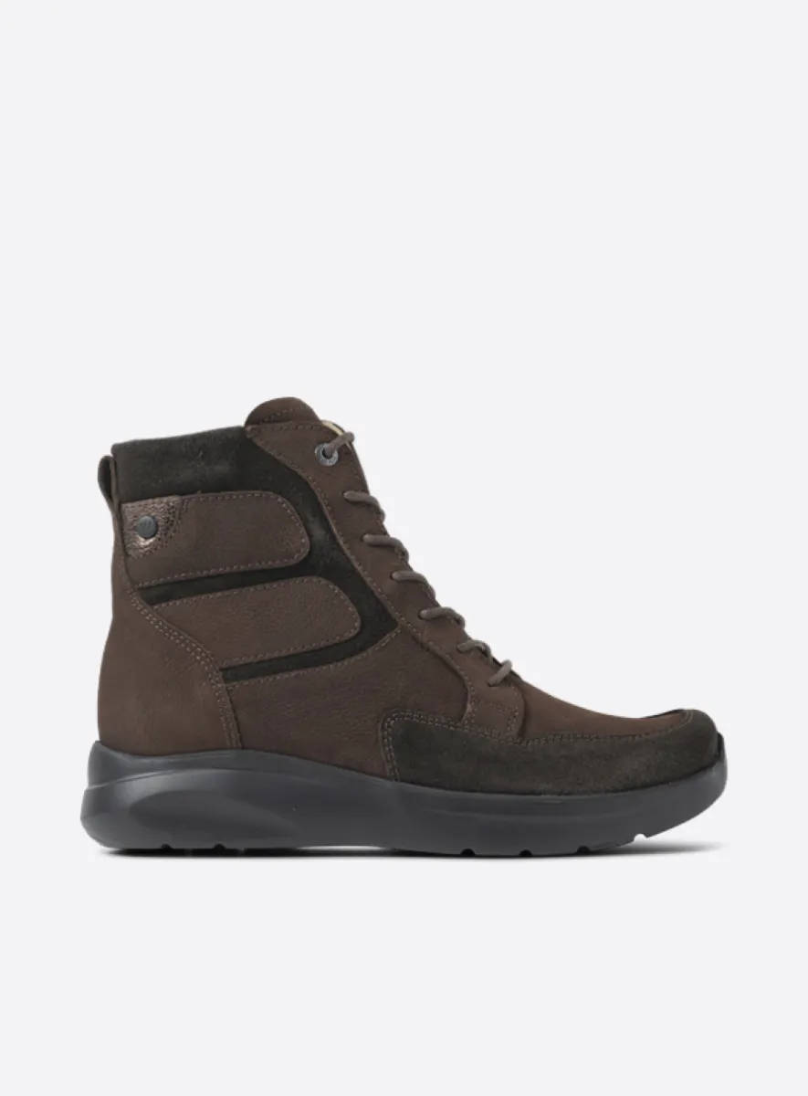 Wolky Slam - Nubukleder braun Atmungsaktive Schuhe für damen