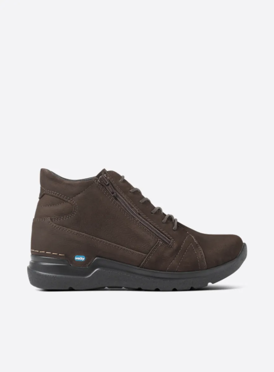 Wolky Why - Nubukleder braun Atmungsaktive Schuhe für damen