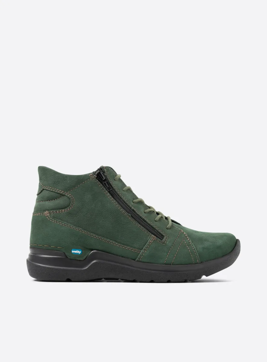 Wolky Why - Nubukleder grün Atmungsaktive Schuhe für damen