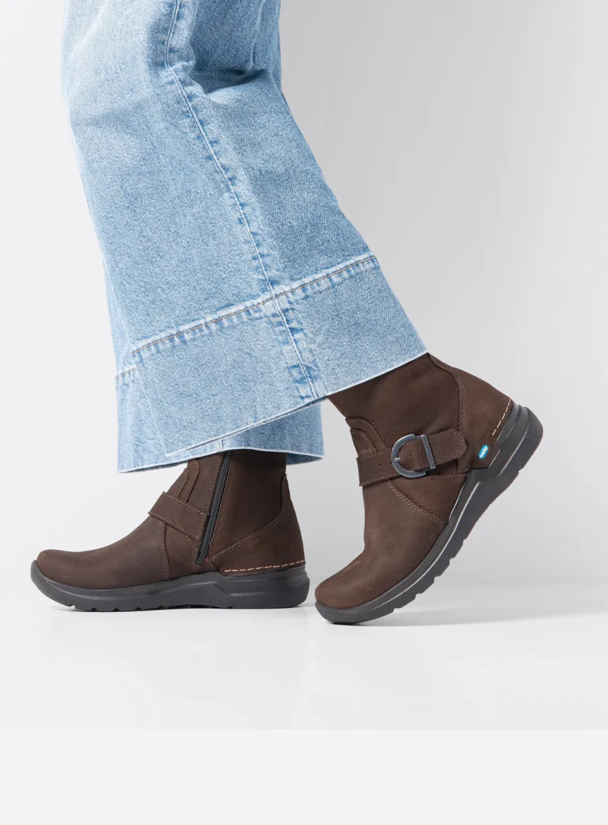 Wolky Ankle Boots 06611 Okay 11300 Nubukleder braun