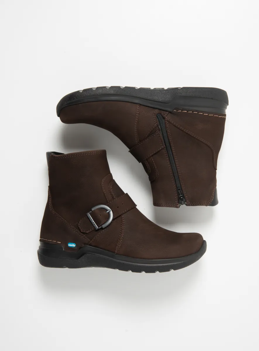 Wolky Okay - Nubukleder braun Ankle Boots für damen
