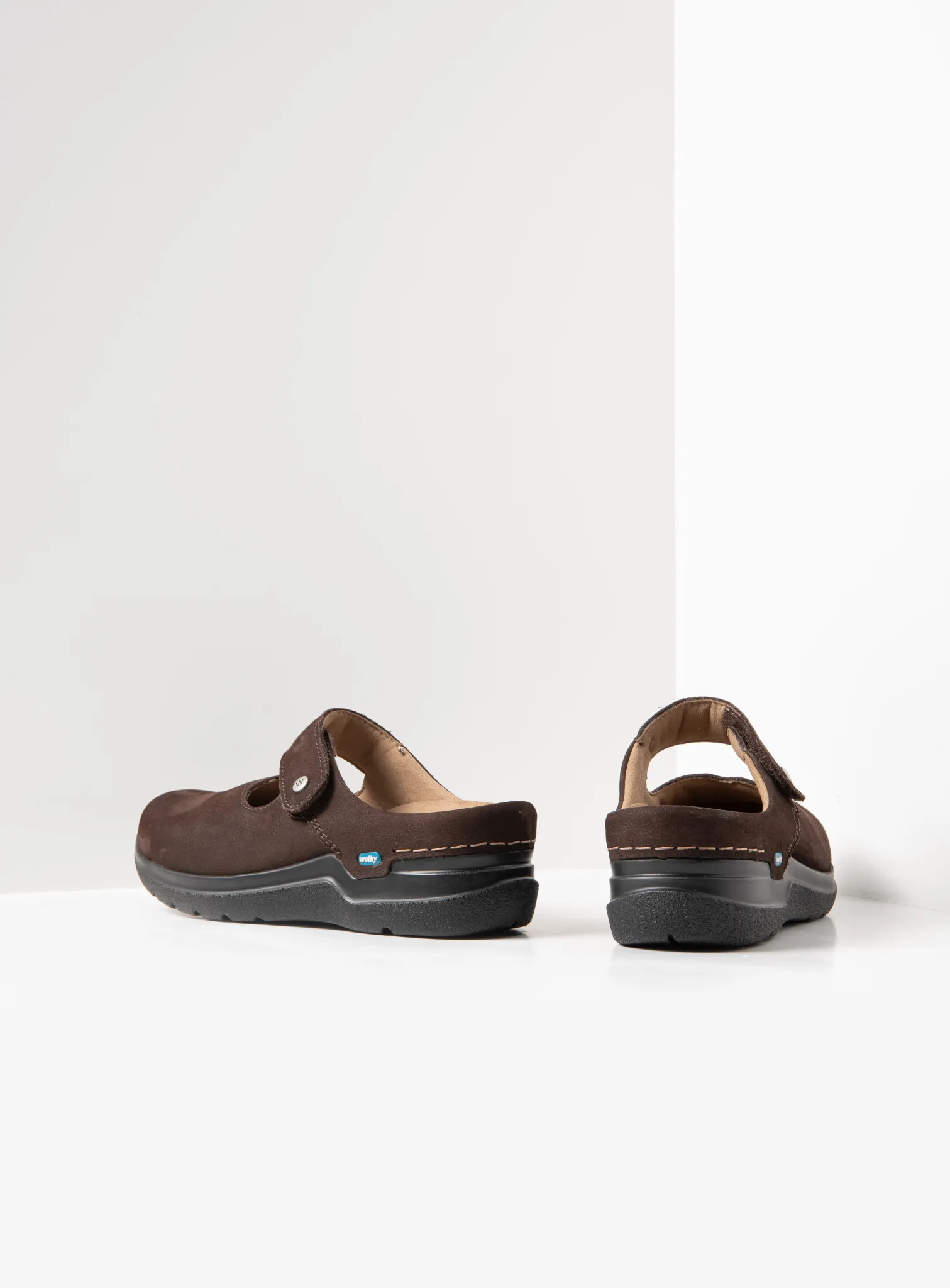 Wolky Clogs 06635 Narni DB 11300 Nubukleder braun
