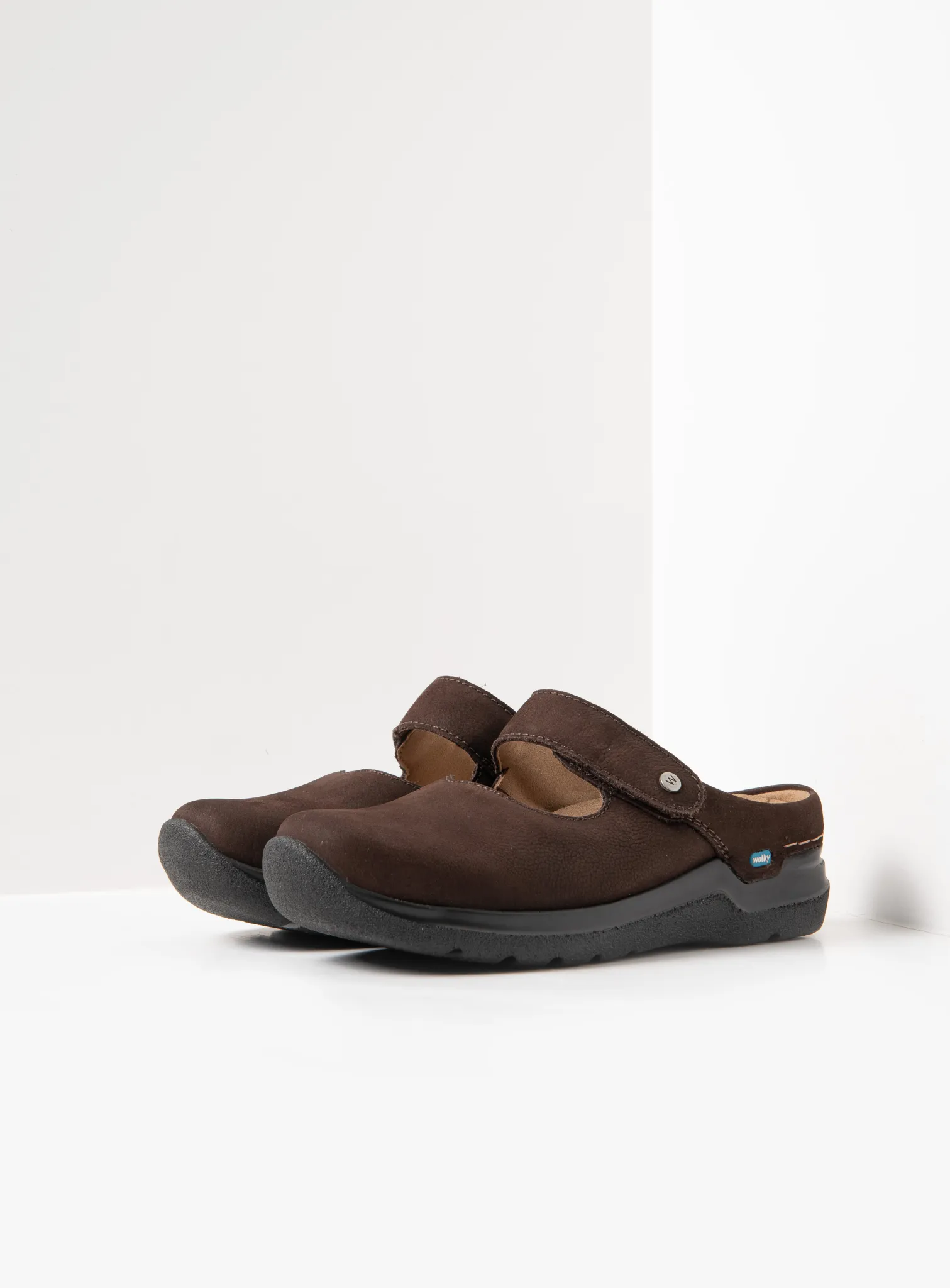 Wolky Clogs 06635 Narni DB 11300 Nubukleder braun