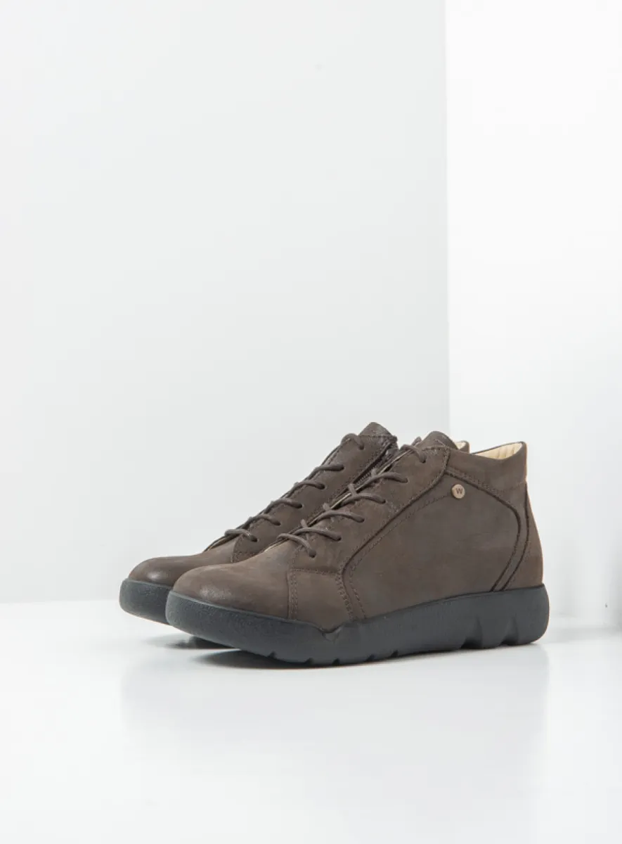 Wolky Lugana - Effekt-Leder braun Atmungsaktive Schuhe für damen