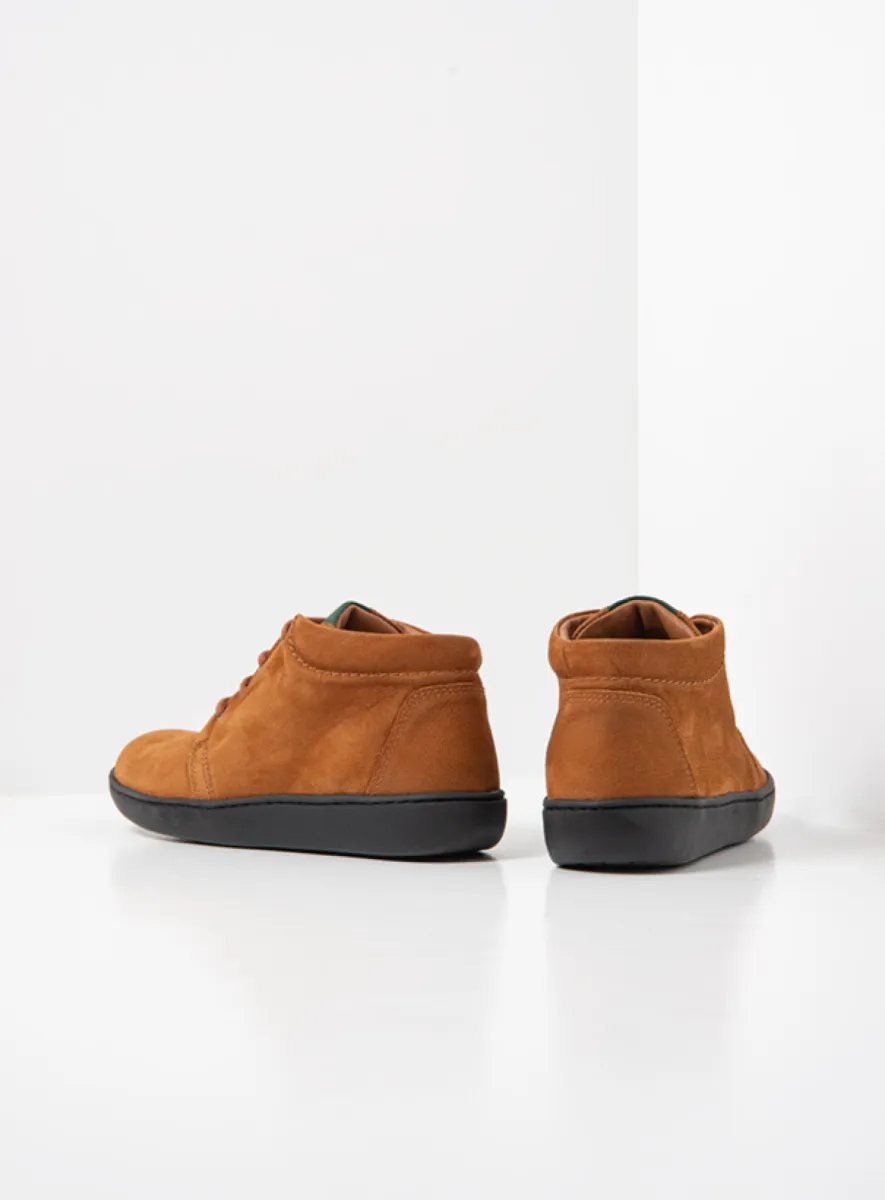 Wolky Kansas Lady - Nubukleder cognac Atmungsaktive Schuhe für damen
