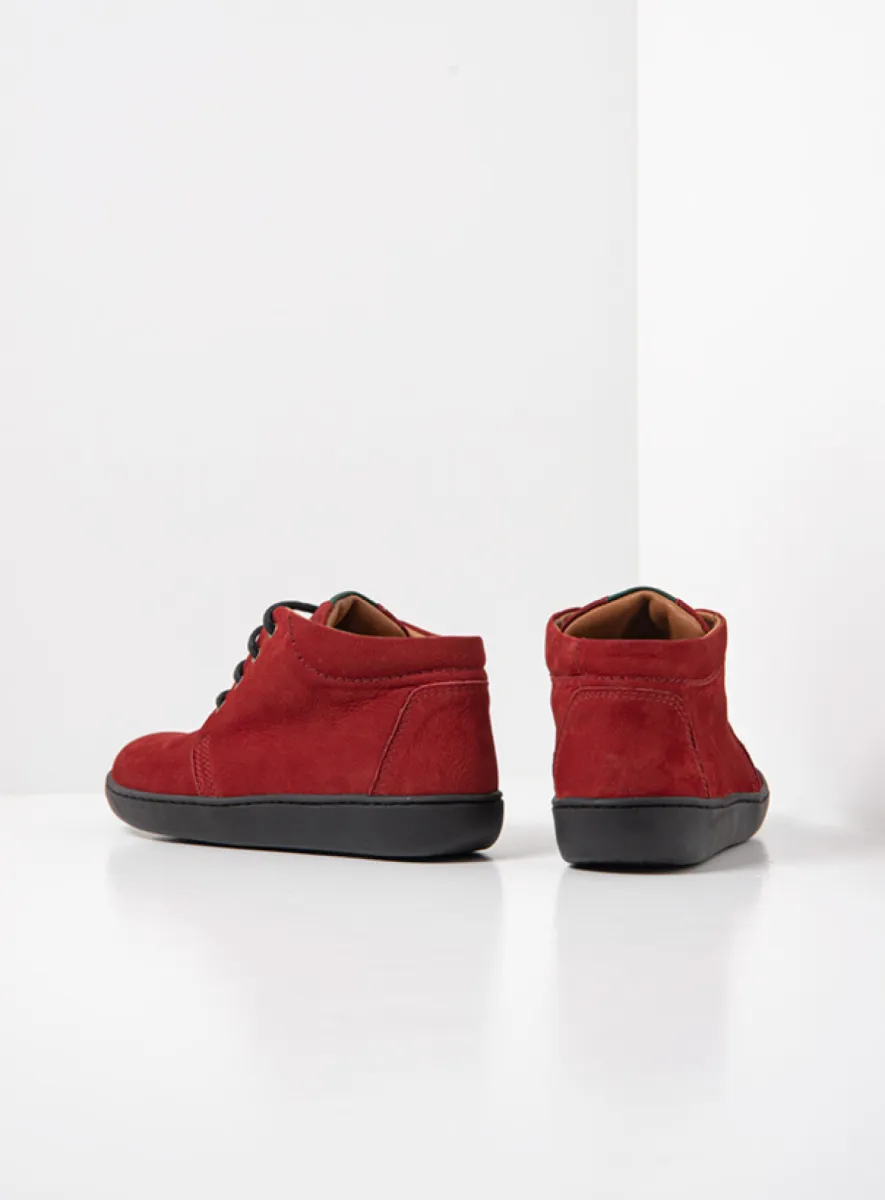 Wolky Kansas Lady - Nubukleder kirschrot Atmungsaktive Schuhe für damen