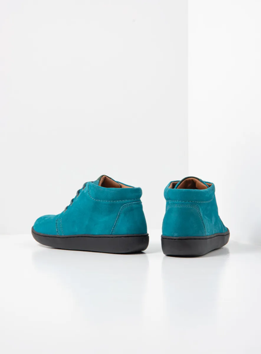 Wolky Kansas Lady - Nubukleder petrol Atmungsaktive Schuhe für damen