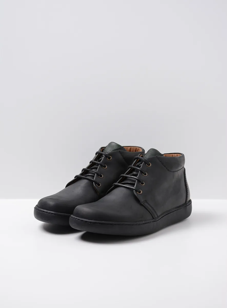 Wolky Kansas Men - Leder schwarz Business-Schuhe Herren für herren