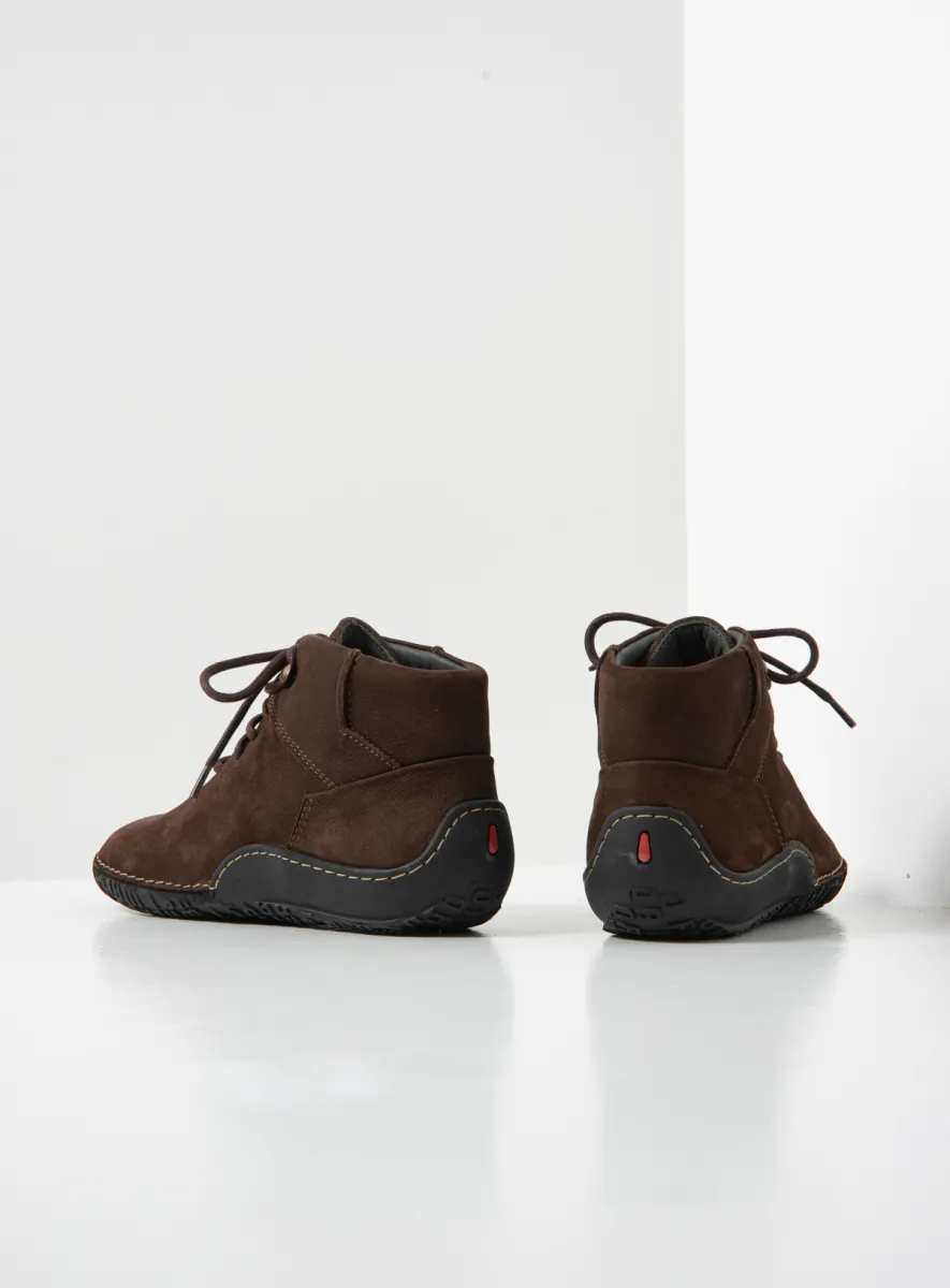 Wolky Schnürschuhe 08361 Mokola 11300 Nubukleder braun
