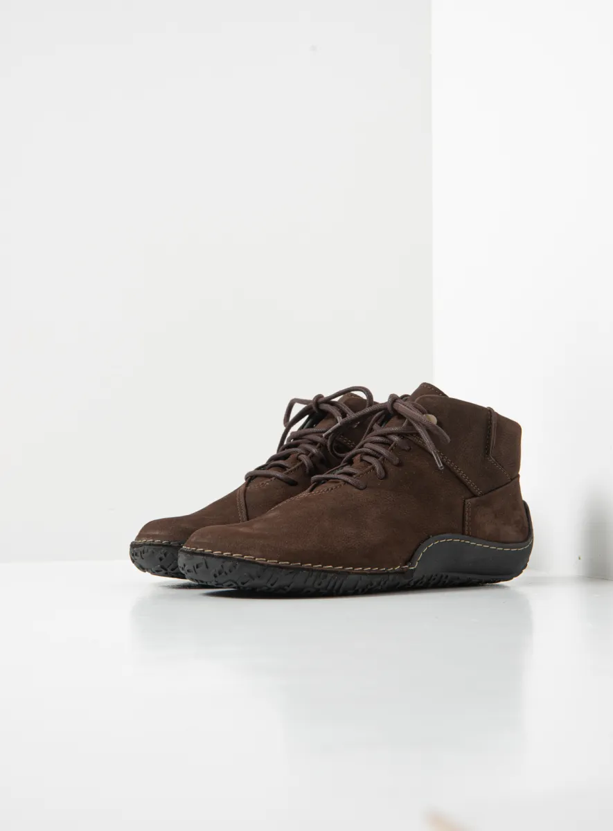 Wolky Schnürschuhe 08361 Mokola 11300 Nubukleder braun