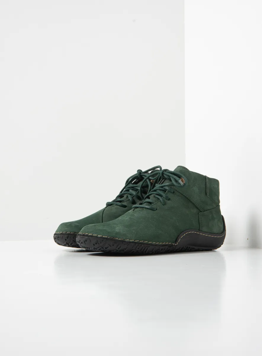 Wolky Schnürschuhe 08361 Mokola 11719 Nubukleder grün