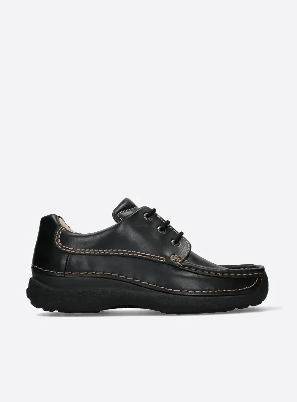 Wolky Roll Shoe Men - Leder schwarz Schnürschuhe für herren